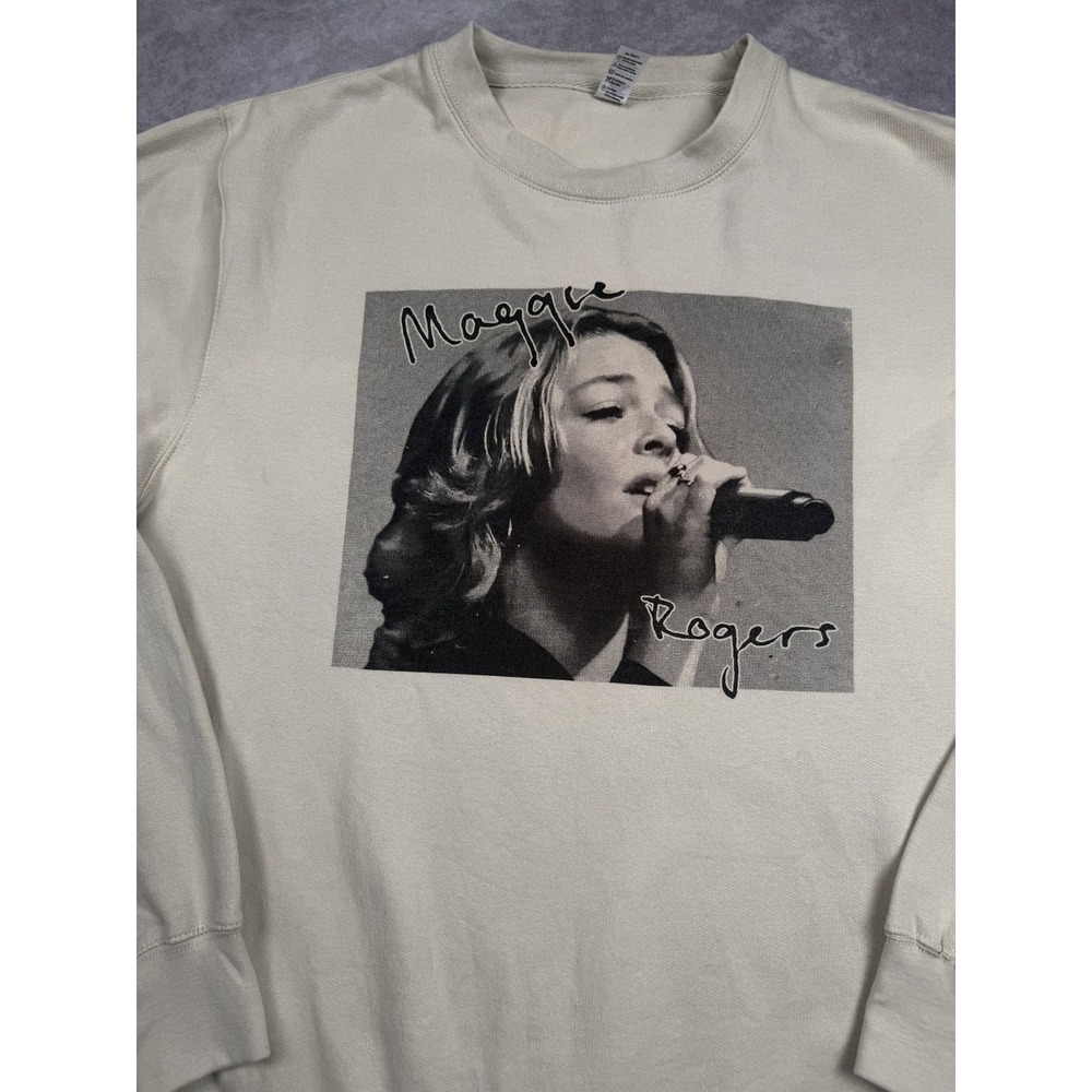 Maggie Rogers Sweatshirt Mens Large Don't Forget Me Tour 2024‎ Crewneck Pullover - Picture 2 of 12